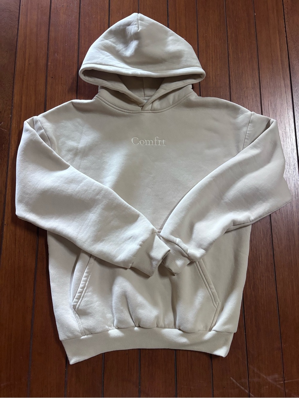 NWT Comfrt Signature Hoodie in Bone